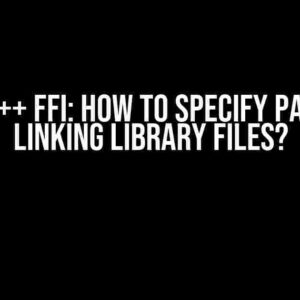 Rust C++ FFI: How to Specify Path for Linking Library Files?