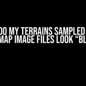 Why do my terrains sampled from heightmap image files look “blocky”?